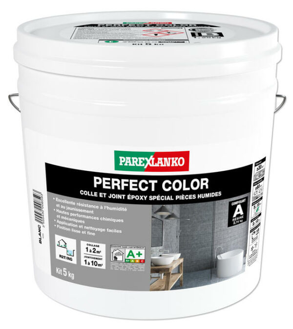 Pot 5kg Joint carrelage epoxy Perfect color gris