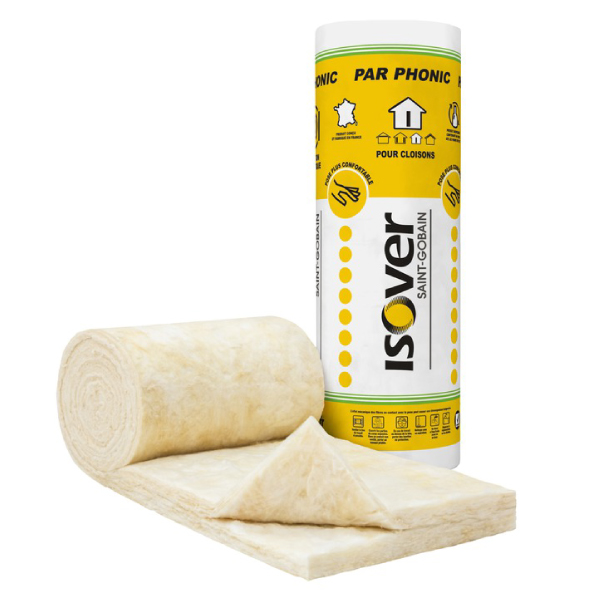 Rouleau semi-rigide laine de verre acoustique PAR Phonic Nu 45mm R 1.1