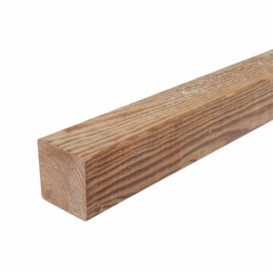 Poteau Pin raboté 90x90 Long 3m00 traité CL4 marron