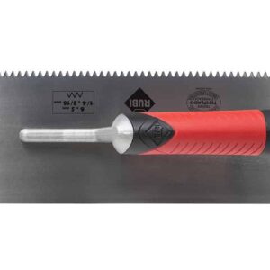 Platoir à colle inox 28cm - Dent triangulaire 6x5