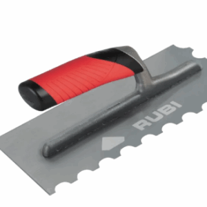 Platoir à colle inox 28cm - Dent en demi rond