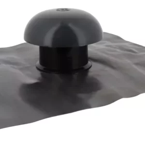Chapeau de ventilation avec collerette pour ardoise diam 100 Nicoll CD10
