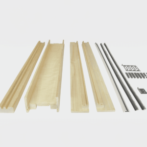 Habillage prépeint blanc pour châssis Eclisse