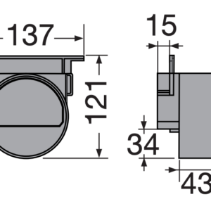 Fond NAT178 pour Caniveau Nicoll CAL10BF